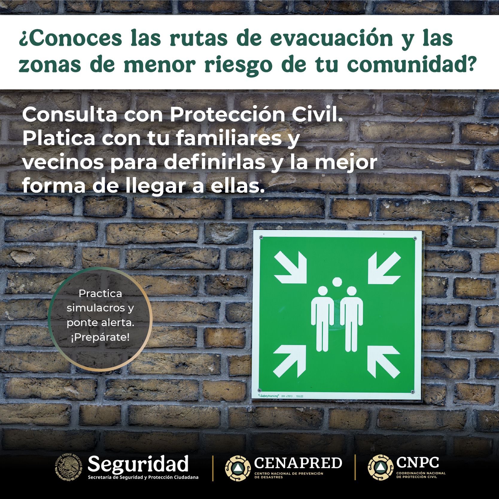 Rutas de evacuación